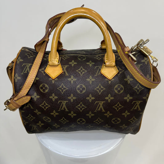 Louis Vuitton Speedy 30 – Monogram Canvas with Lock, Key & Removable Strap | Vintage Authentic