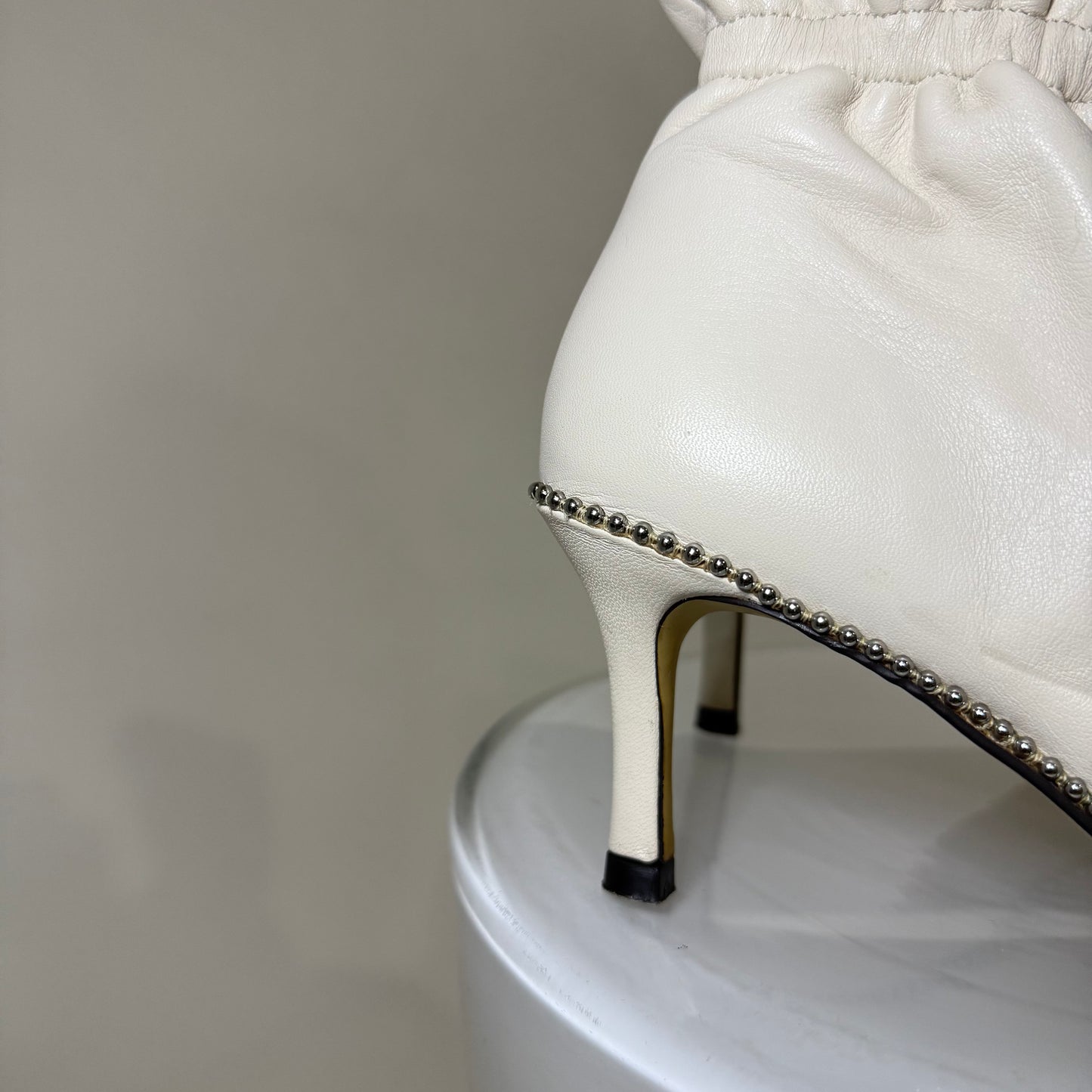Coach Wynne Bootie – Chalk Leather Ankle Boots | Minimalist Everyday Staple